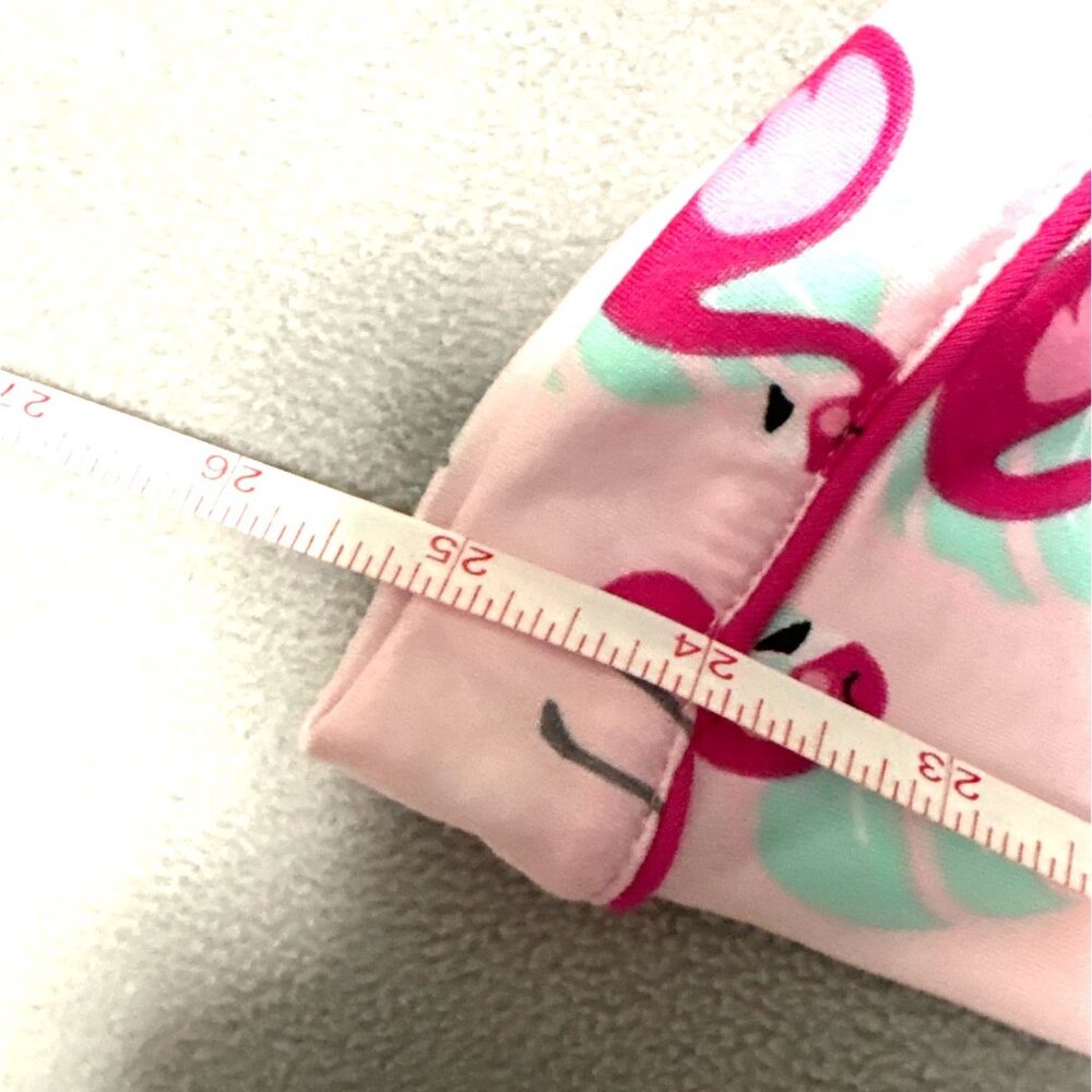 NWT Muk Luks Womens Flamingo Print Pajama Pants L Lightweight Soft Pink - Picture 7 of 7